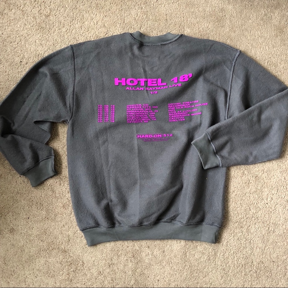 allan rayman merch: reversibe crewneck